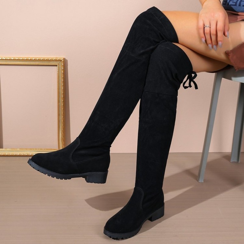 Women Over‑the‑Knee Boots Sued - Sock Boot Women 评论和价格