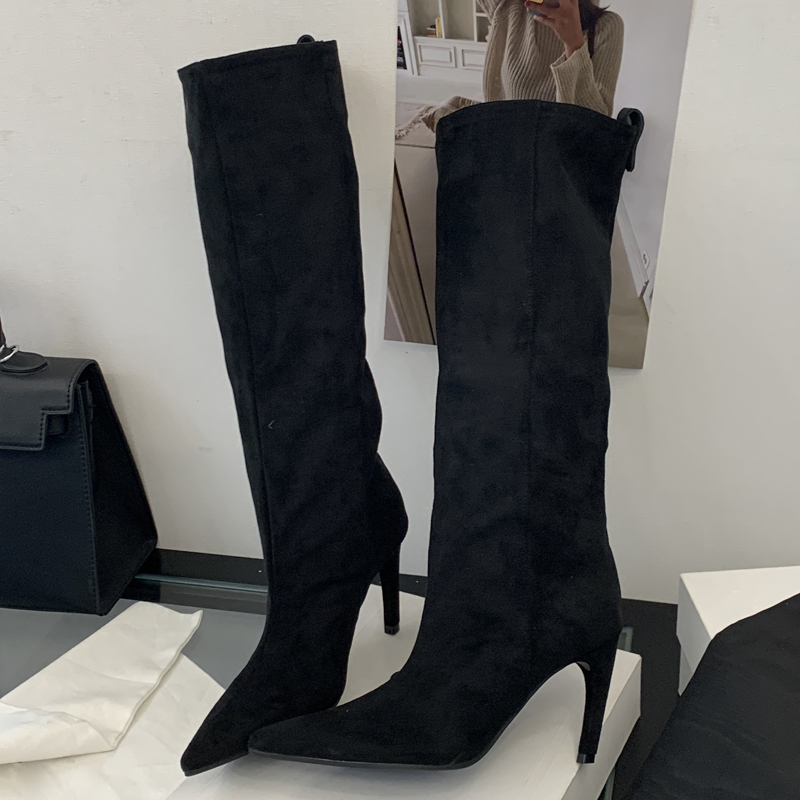 Street Punk Winter Vintage Poi - Knee High Boots Women 评论和价格