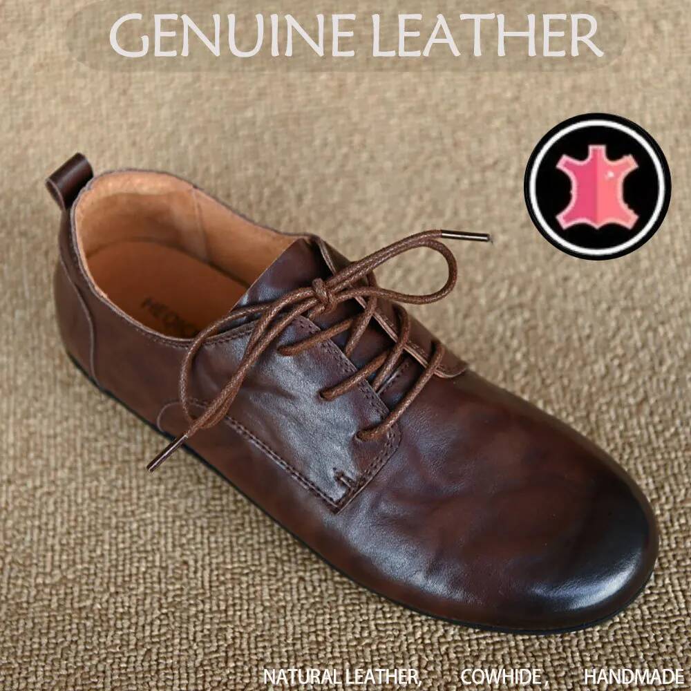 Women's cow leather lace-up fl - Oxford Lace Up Women 评论和价格