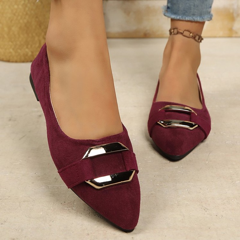 Women's Pointed Toe Suede Flat - Women'S Shoes Clogs 评论和价格