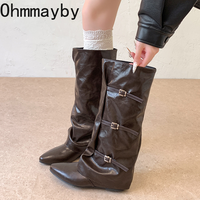Women Leather Knee High Boots  - Knee High Boots Women 评论和价格