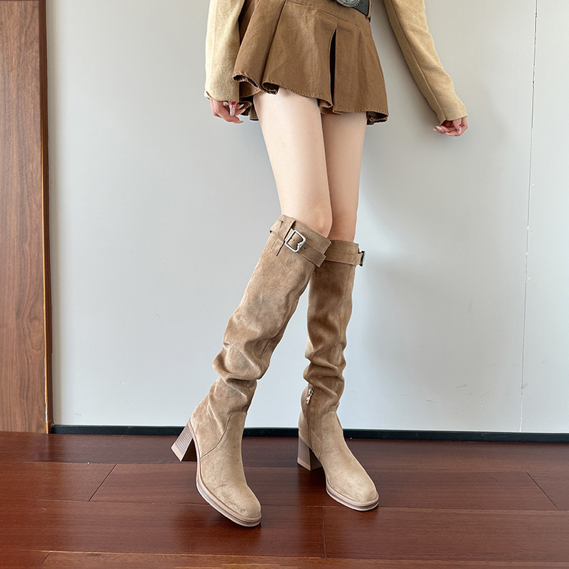 High heeled knee high boots fo - Sock Boot Women 评论和价格
