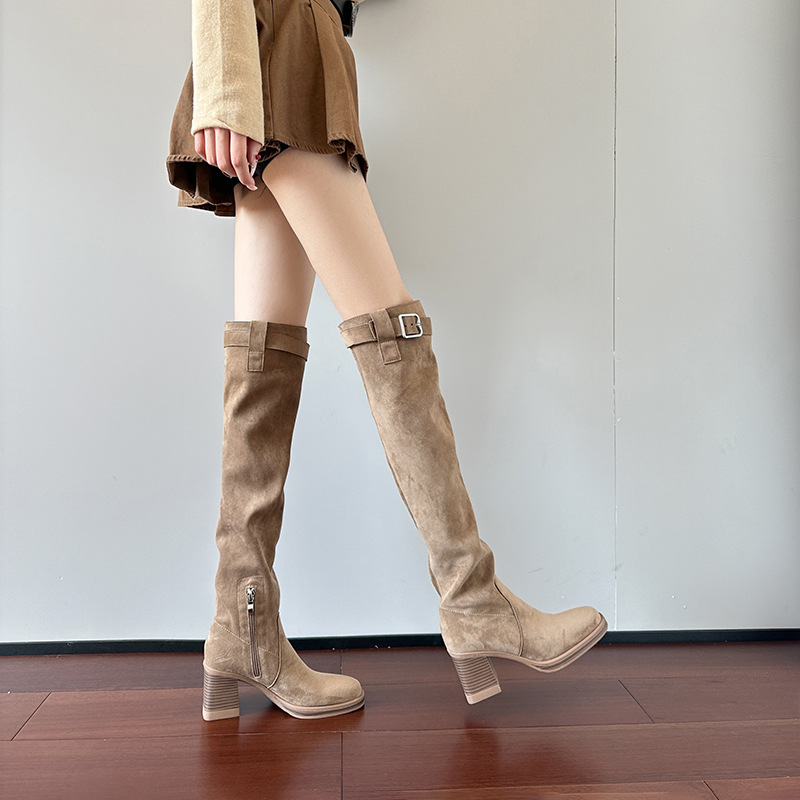 High heeled knee high boots fo - Sock Boot Women 评论和价格
